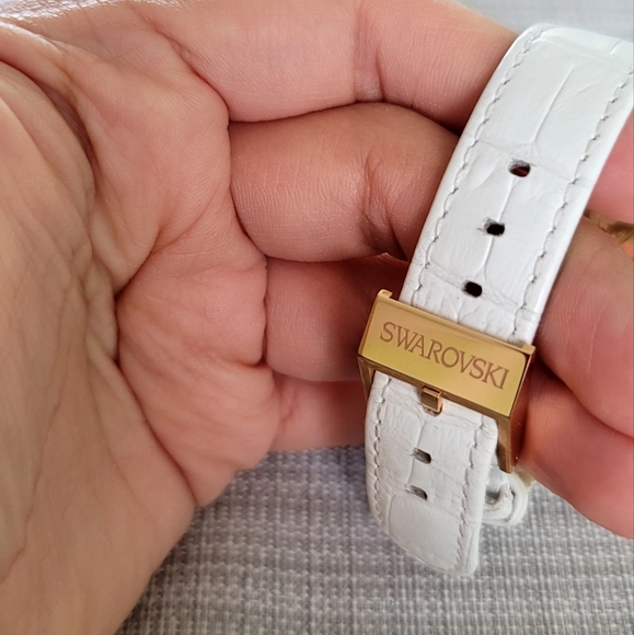 SWAROVSKI Ladies Leather Strap Watch - Picture 7 of 14